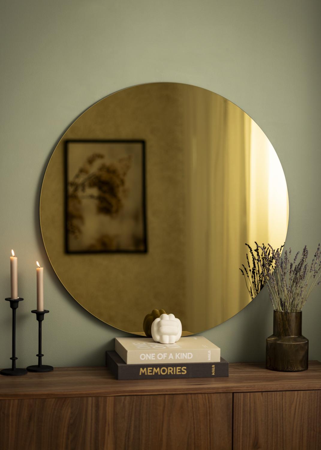 Product Image for KAILA Miroir rond Gold diamètre 90 cm