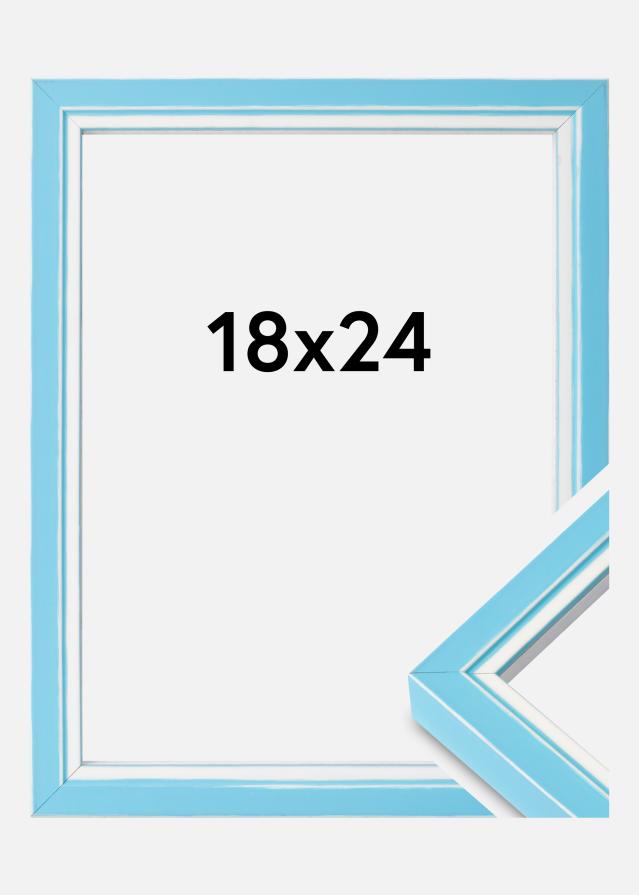 Cadre Diana Verre acrylique Bleu clair 18x24 cm