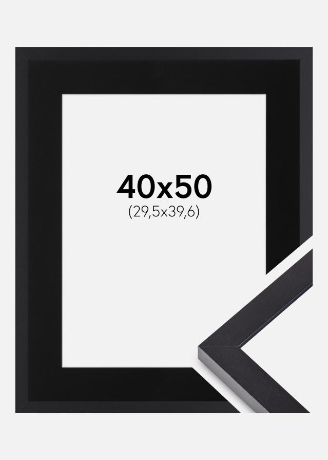 Cadre Selection Noir 40x50 cm - Passe-partout Noir 12x16 pouces