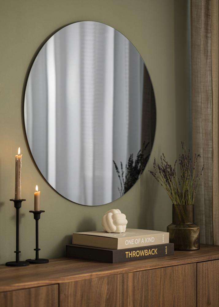 KAILA Miroir rond Smoked Grey diamètre 80 cm