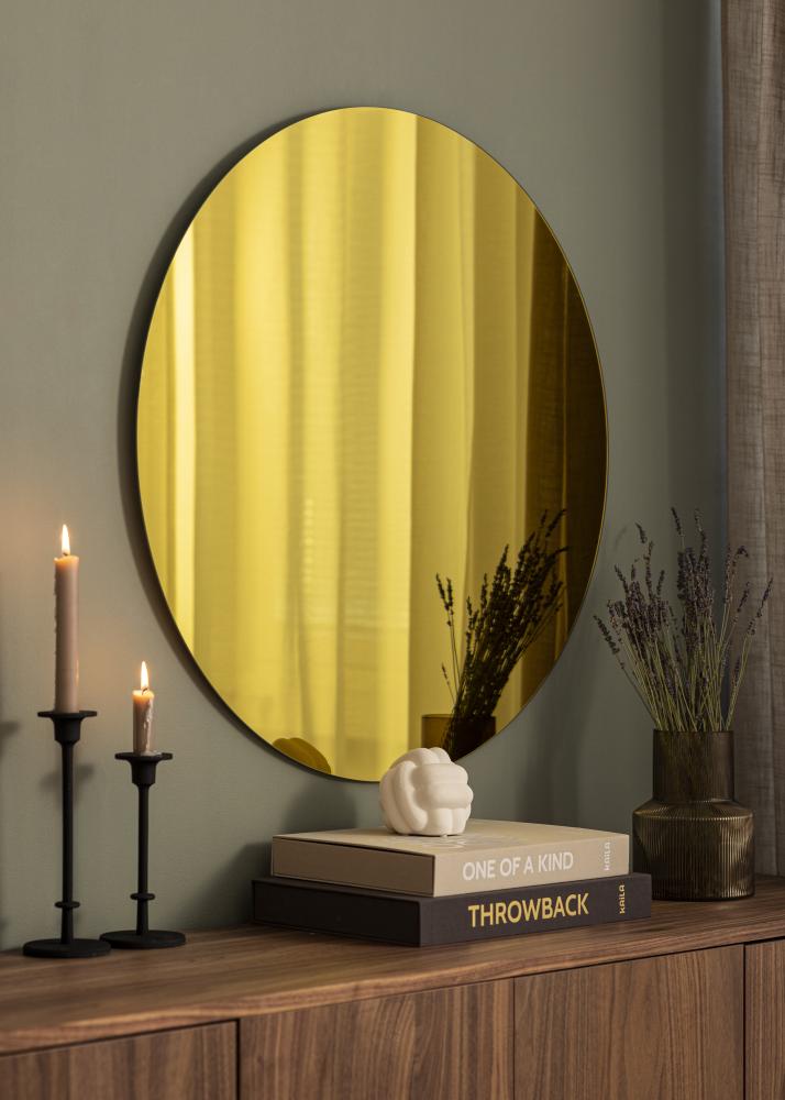 Miroir Rich Yellow diamètre 80 cm
