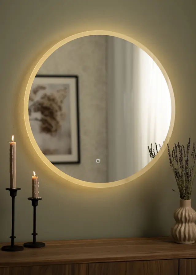 KAILA Miroir Frost LED diamètre 70 cm