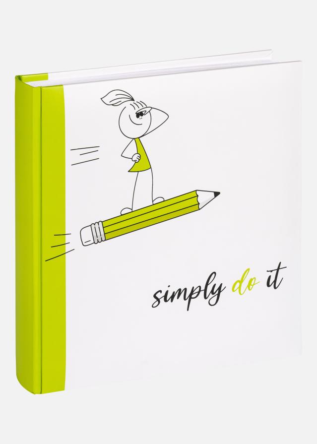 Smart Explorer Girl Album bébé Vert - 22,5x24 cm (50 Pages blanches)