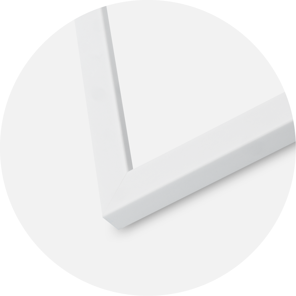 Cadre Oban Verre Acrylique Blanc 40x50 cm