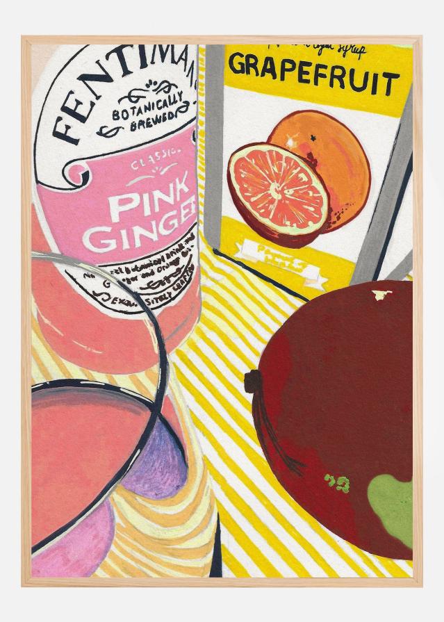 Fentimans Pink Ginger Poster