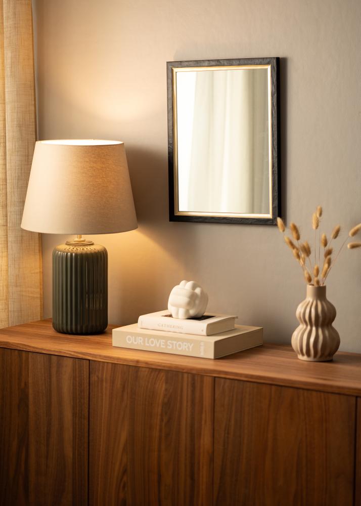 Miroir Leonie Noir - Propres mesures